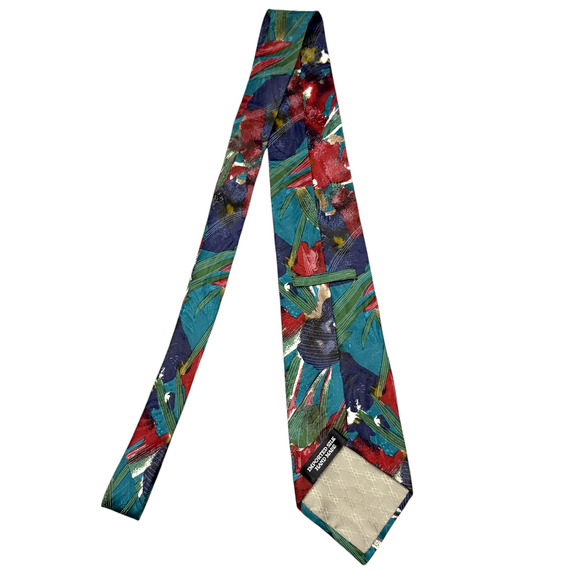 Albert Nipon 100% Silk Dress Tie Made in Italy Art Abstract Pattern 57" 3.5" - Picture 3 of 10